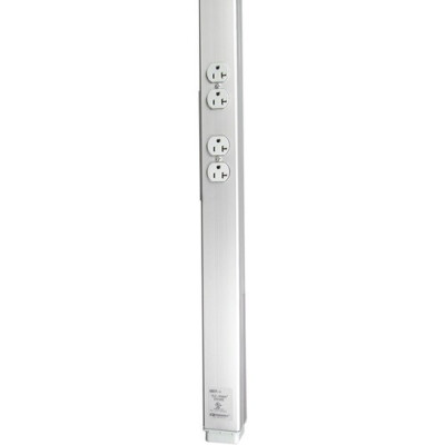 WIREMOLD AMDTP-4 Tele-Power Pole 2-5/16'' Aluminum 10' L, 2 20A Duplex-New in Box