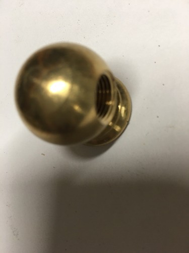 Solid Brass 1/8 X 1/8 X1/8 IPS 7/8 Diameter Tee Fitting Unfinished - Picture 7 of 7