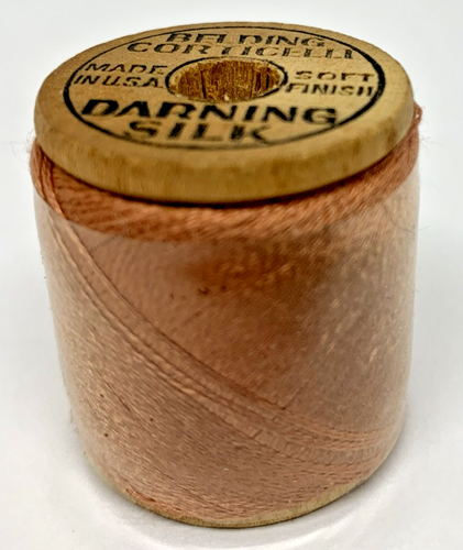 VTG 1920s Silk Darning Thread Belding Corticelli NIP Burnt Sienna #1065 40 YDS - Picture 3 of 9