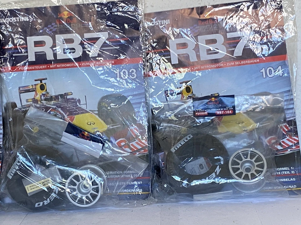 Ein Satz (neue)(4Stück F1-RB7 DeAgostini Räder (Medium)für 2Hinten/2Vorderachse. - Bild 3 von 4