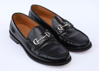 Christian Dior Horsebit CD Bit Logo Mens Loafers Size 44/US Christian Dior Horsebit CD Bit Logo Mens Loafers Size 44/US