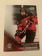 Logan Stankoven 2022 team canada juniors Prospectus Momentous #42