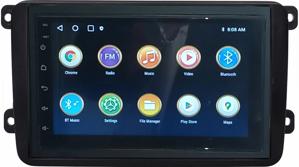 AUTORADIO ANDROID VOLKSWAGEN CADDY DA 2003 AL 2010 KIT 4 + 64GB BT - USB - Immagine 2 di 4