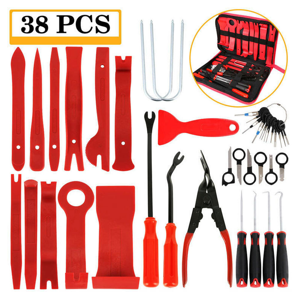 Car Audio Repair Tool Rivets Rivets Door Panel Trim Removal Tool Kit