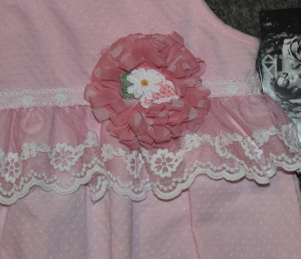 Mameluco y diadema de burbujas Cachcach para bebés niñas - talla 12 meses - nuevo con etiquetas Foto 3 de 4