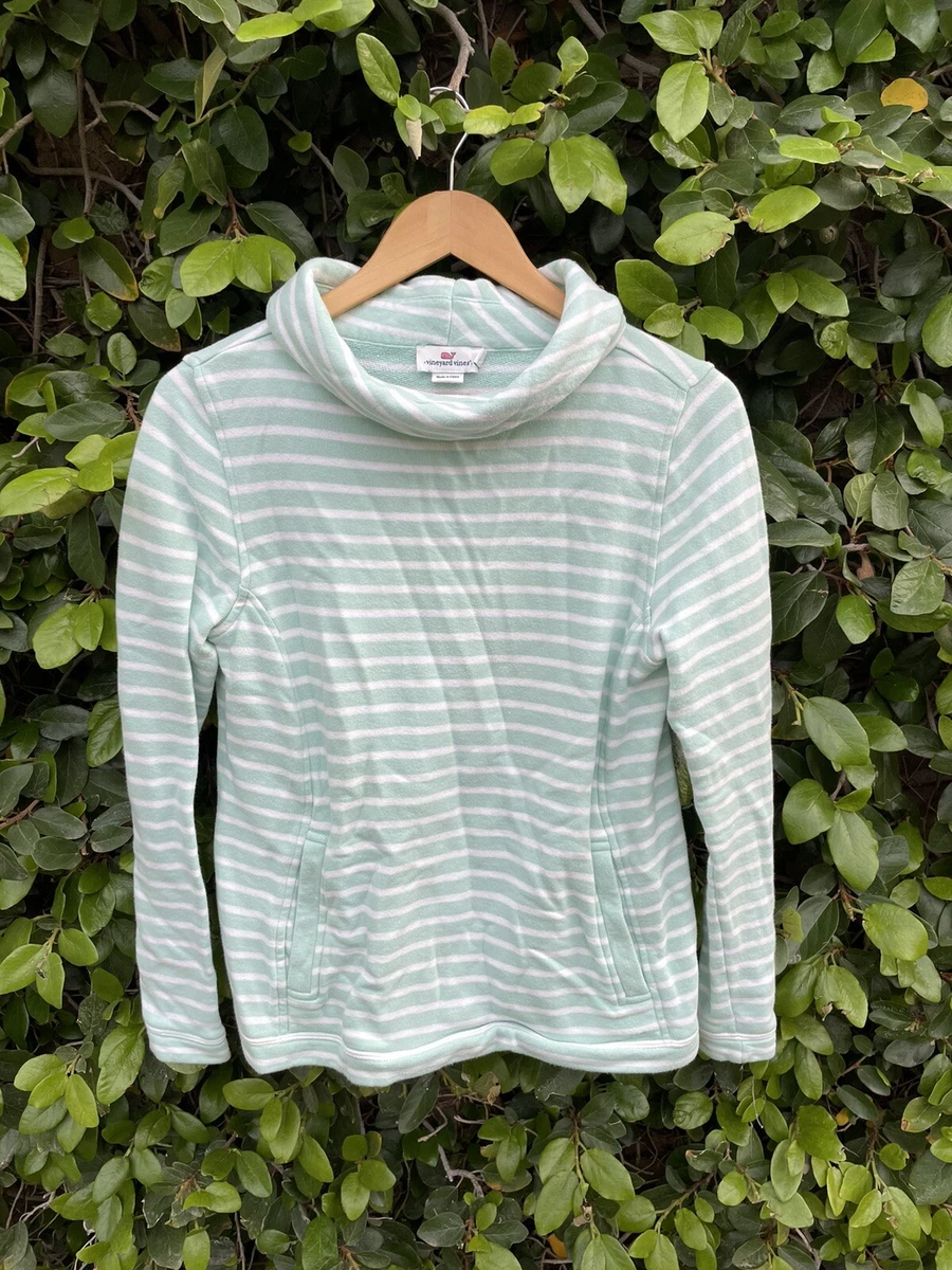 VINEYARD VINES Striped Cowl Neck Sweatshirt Woman s Size XS eBay