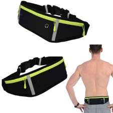 Hidden Security Money Passport Card Ticket Waist Belt Bag Pocket Travel Wallet