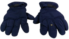 L.L. Bean Men Primaloft Black and Blue Gloves Size Large Damaged 