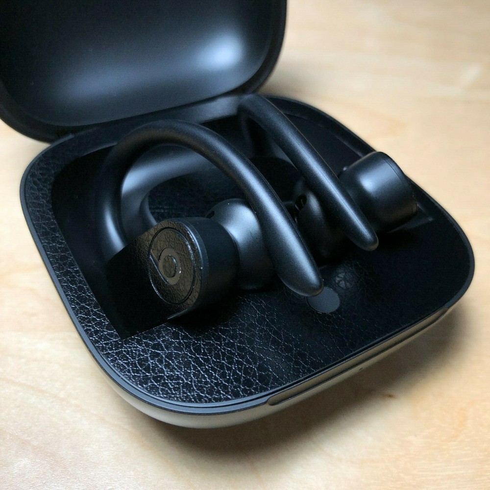 Faux Leather Full Skin Sticker Vinyl Decal for Powerbeats Pro Case Beats by Dre