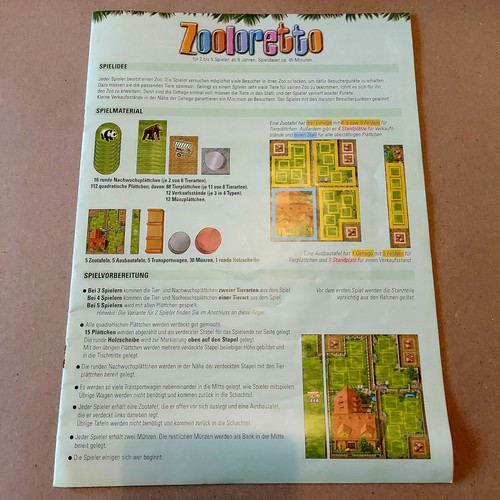 Zooloretto Ersatzteile Abacus Spiele SDJ 2007 Brettspiel Einzelteile zum Wählen - Bild 3 von 52