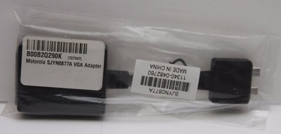 Motorola VGA Travel Adapter - SJYN0877A Atrix Photon Bionic RAZR Droid Xyboard