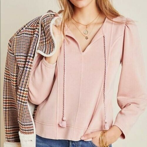 ANTHROPOLOGIE Maeve Jeanne Puff Sleeve 