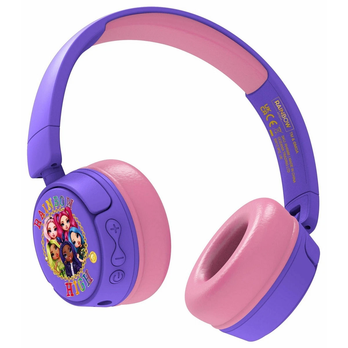 Rainbow High Childrens Kids Character Wireless Headphones OH130 eBay