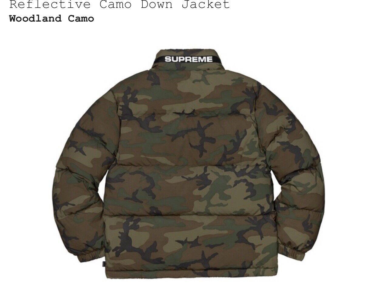 Supreme 2017-18FW Camouflage Unisex Blended Fabrics Street Style Nylon  Jacket