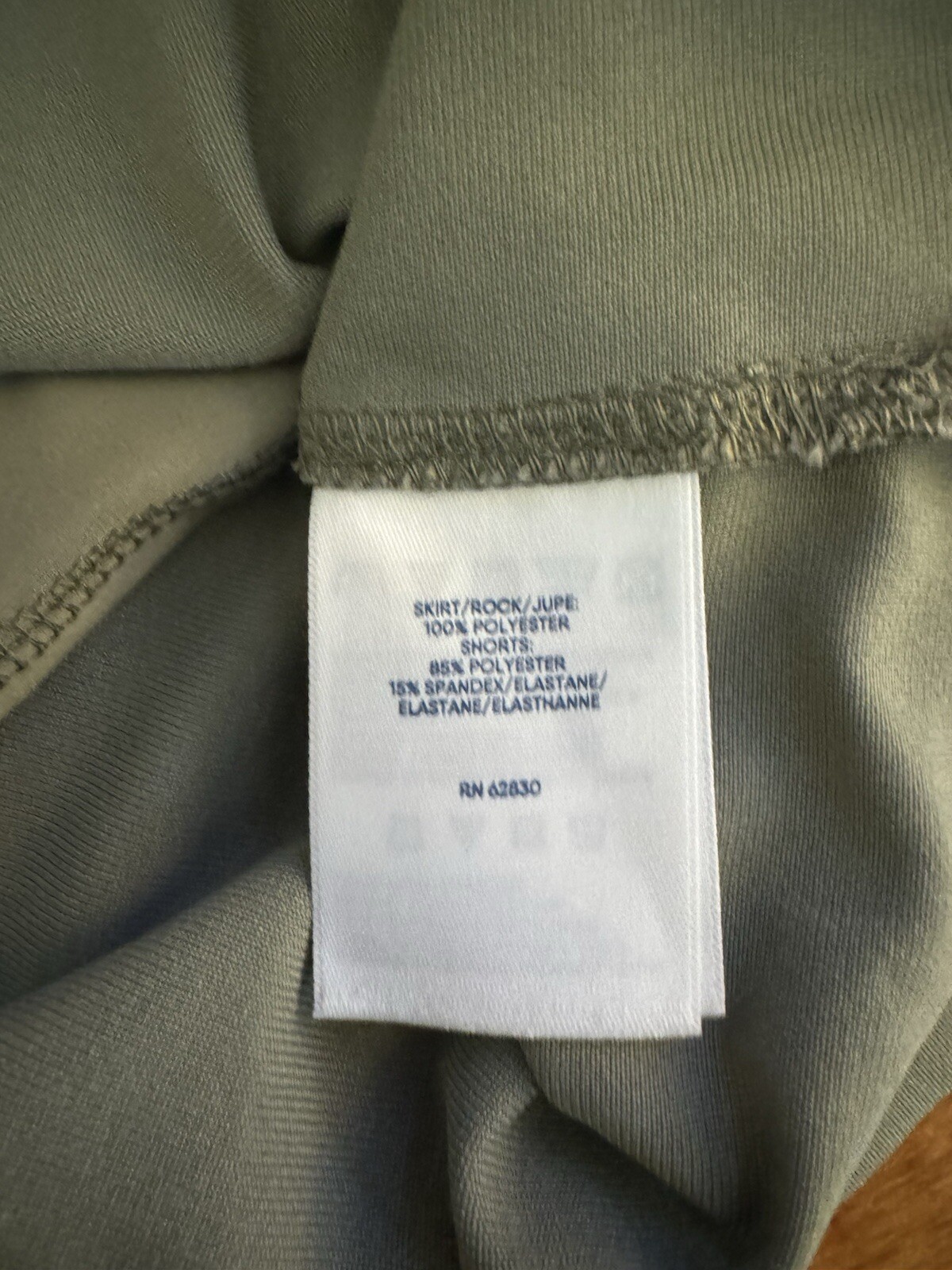 Lands' End Small Solid Green Knee-Length Pull-On … - image 4