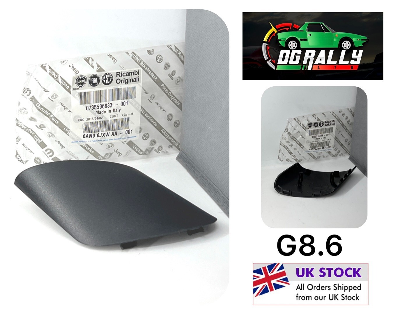 1pcs Right Door Mirror Cap Cover 735596883 for Fiat Grande PUNTO 