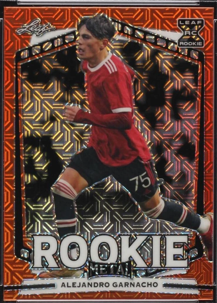 2021 Leaf l Soccer ROOKIE ガルナチョ RC Leaf Metal Rookie 2022 Alejandro Garnacho #MS-01 for sale | eBay