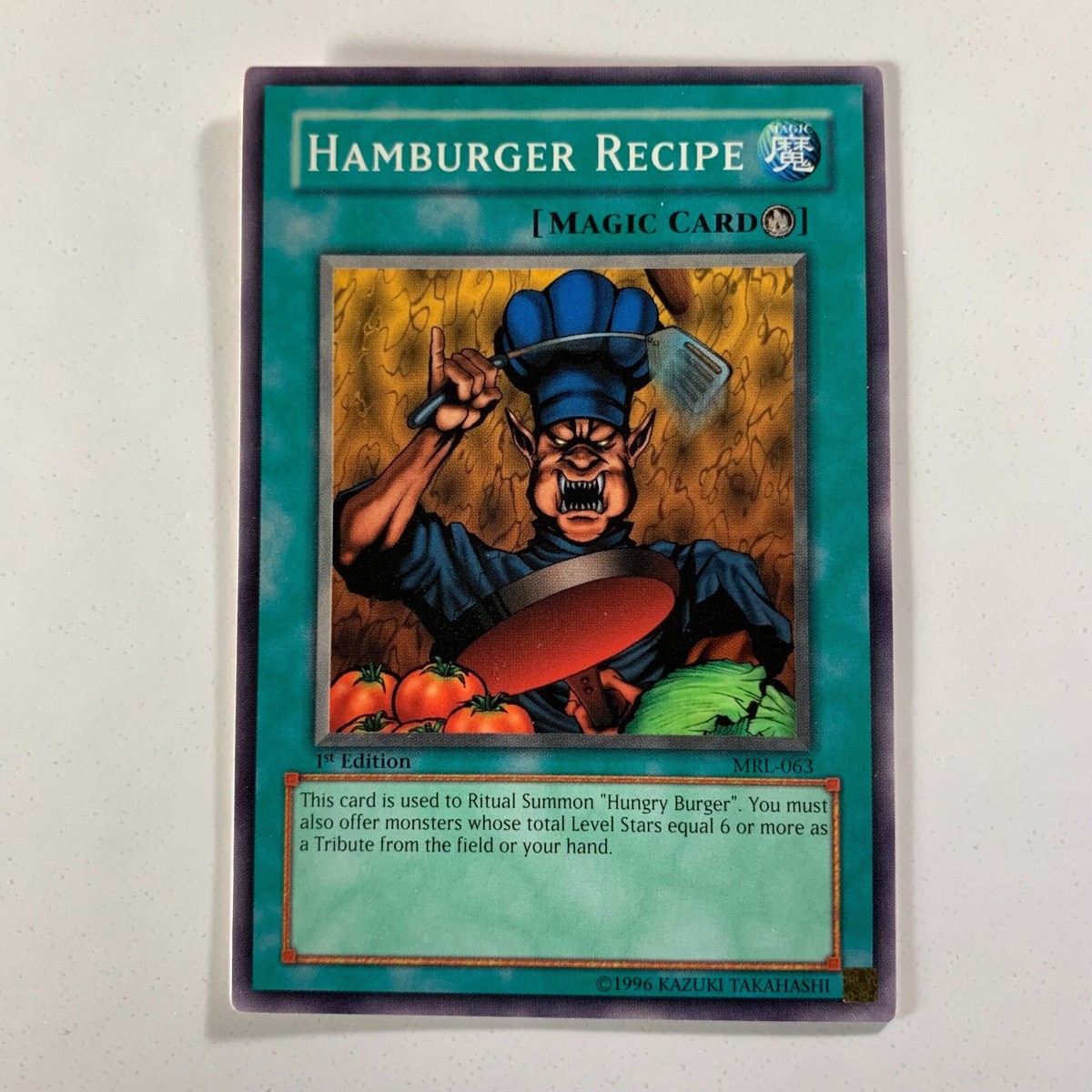 2002 Yu-Gi-Oh! "Hamburger Recipe & Hungry Burger" Combo - 1st Edition NM |  eBay