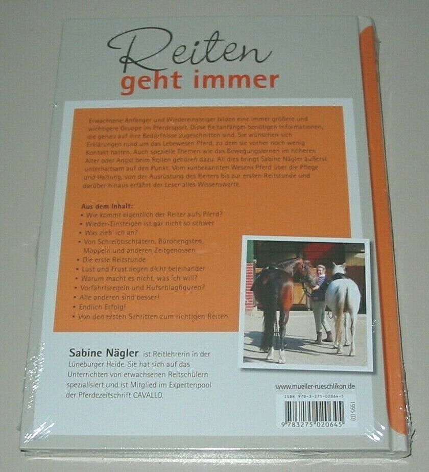 Thumbnail - Reiten Geht Immer Ratgeber Für Erwachsene Anfänger Und
