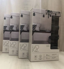 (Lot of 4) Project 62 Modern Patio String Lights Indoor/Outdoor Use Black 