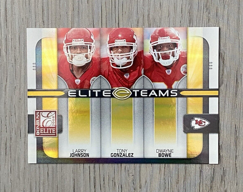 2008 Donruss Elite Teams | L. Johnson. T. Gonzalez, D. Bowe | /200 | #ET-14 - 第 1/2 張圖片