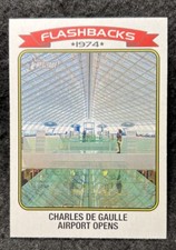 2023 Topps Heritage Flashbacks #NF-5 -  Charles De Gaulle Airport- Insert