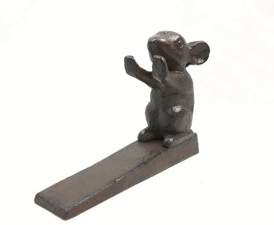 Чугунный дверной упор для мыши в винтажном стиле - Изображение 4 из 4