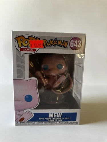 Funko Pop Pokémon #643 Mew Vinyl Figure Games Series Collectible – New in Box