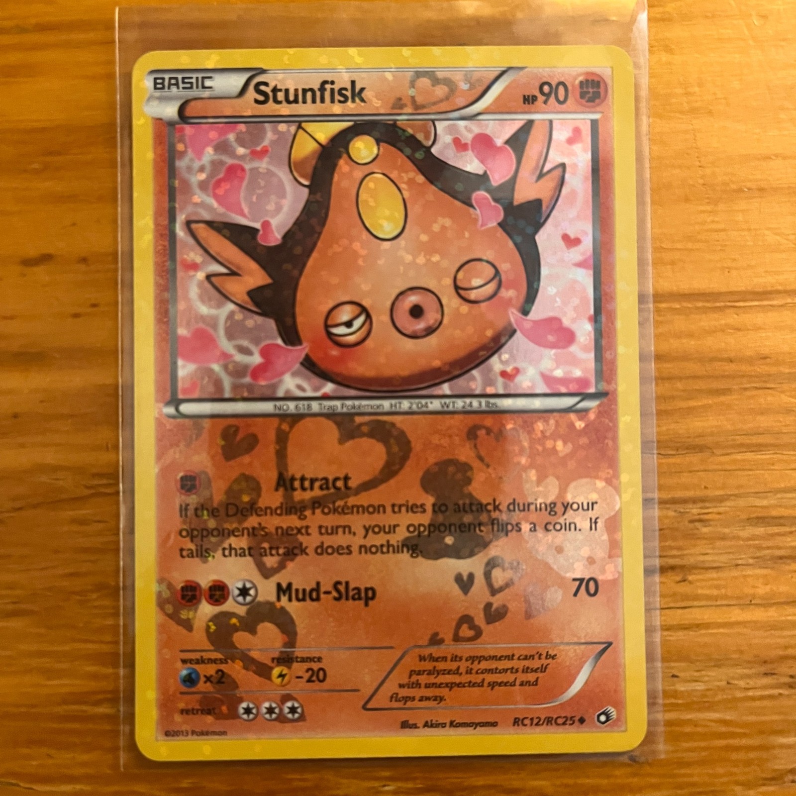 Stunfisk RC12/RC25 Legendary Treasures Pokemon Card