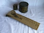 Vtg US ARMY US GI~WW2/Vietman Military Gear Lot~RIFLE GREASE~BORE Cleaning Rod