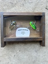 Heddon Crazy Crawler Topwater Wood Lures 2-Pack Multicolor w/ Box MPN 2100.