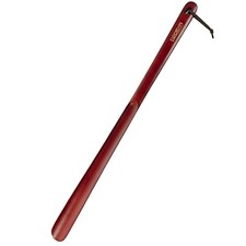 Long Handled Wooden Shoehorns-15in/24in/31.5in Wooden Long Beech stained-red 