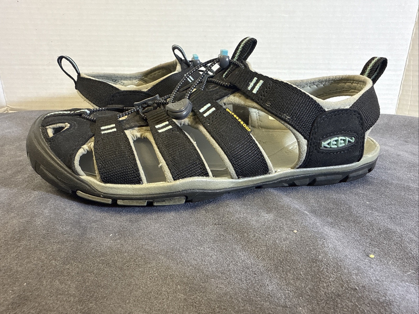 Keen CNX Sandali Impermeabili 1016298 Taglia 9 5 Nero Azzurro