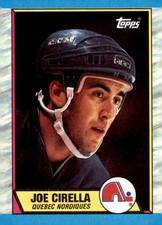 1989-90 Topps #130 Joe Cirella Quebec Nordiques Card