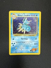 Pokemon Misty's Seadra Gym Heroes Prerelease 9/132 Holo Rare NM on eBay