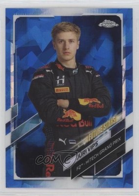 2021 Topps Chrome Sapphire Formula 1 F2 Racers Future Stars Juri Vips Jüri 13kb