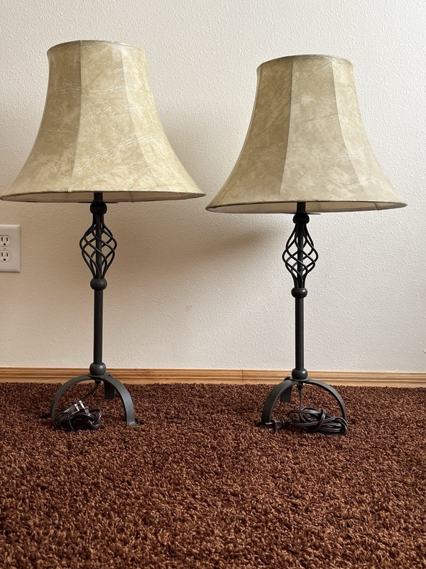 table lamps Metal Set Of 2