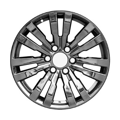 20x8 7 Double Spoke Refurbished Alloy Wheel PVD Dark Chrome 62773