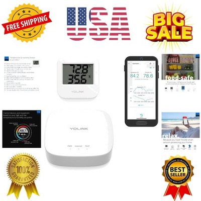 Smart Wireless Temperature Sensor/Humidity Sensor Wide Range -22 to 158 Degre...