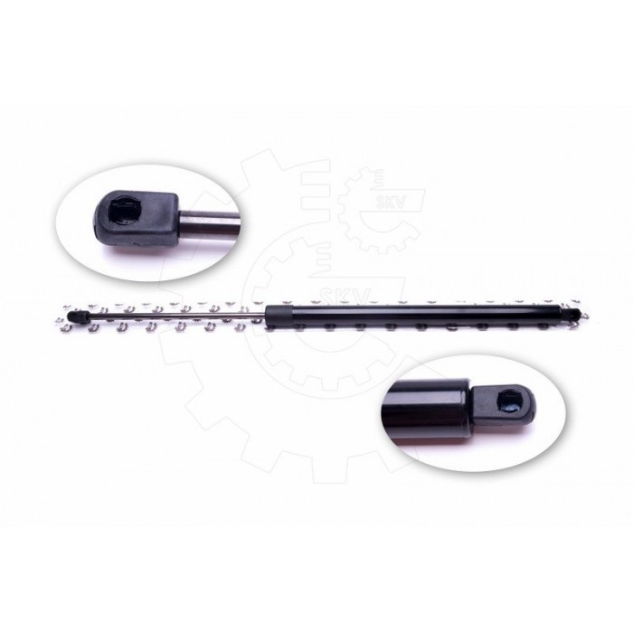 Vérin de coffre arrière pour VW Transporter IV modèles 701829105C et 701829105F en acier noir