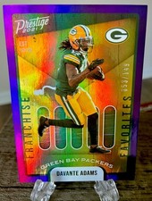 2021 Prestige Franchise Favorites Xtra Points Purple /149 Davante Adams #7 Rare