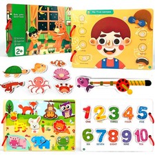 Dubydu Montessori Busy Book for Toddlers 1 2 3 4 5 Year Olds, Multicolor