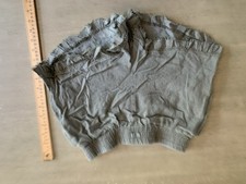 Gray Girls' Casual SMALL Shorts Elastic Waist Ruffle Trim Summer Solid