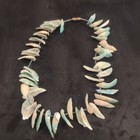 Vintage Blue Puka Shell Necklace — photo 1