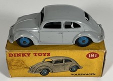 Dinky Toys 181 Volkswagen Beetle Bug Oval Window With Bad Box