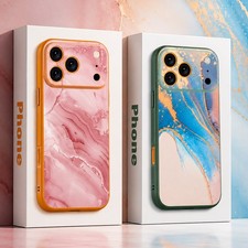 For iPhone 17 Pro Max 16 15 14 13 Magnetic Cover Slim Protection Lux Wave Case