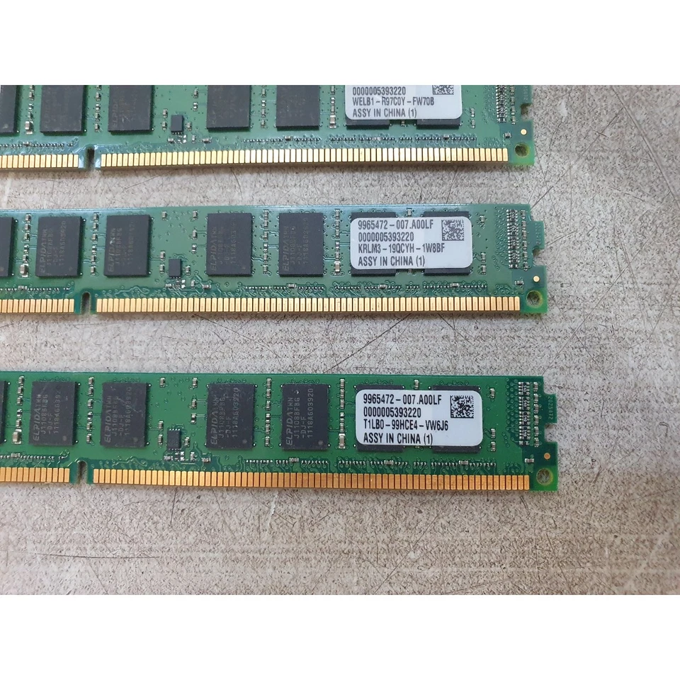 Lot of 4 Kingston KTA-MP1066/2G Memory Module 2GB PC3-8500 DDR3 SDRAM 1066-MHz - Image 4 of 4