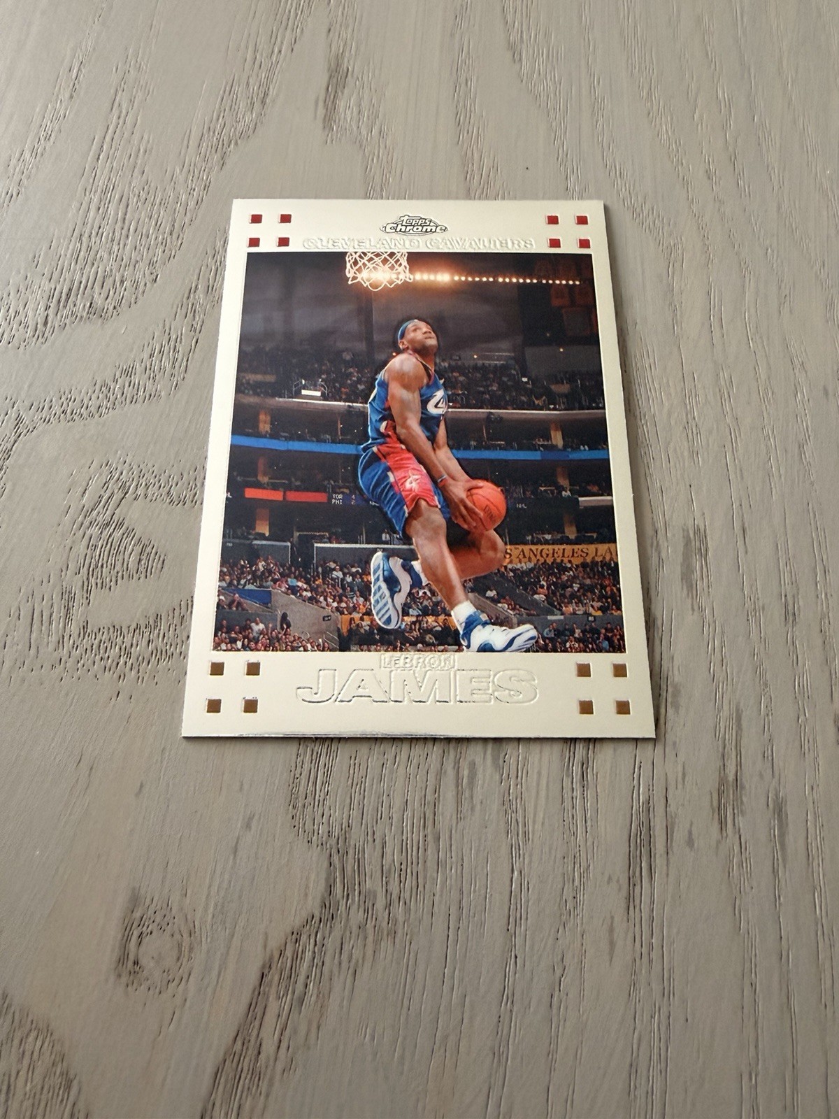 Lebron James 2007-08 Topps Chrome #23 Cavaliers (B16)