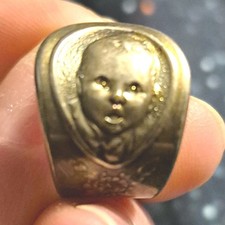 Vintage Gerber Oneida Baby Spoon Ring