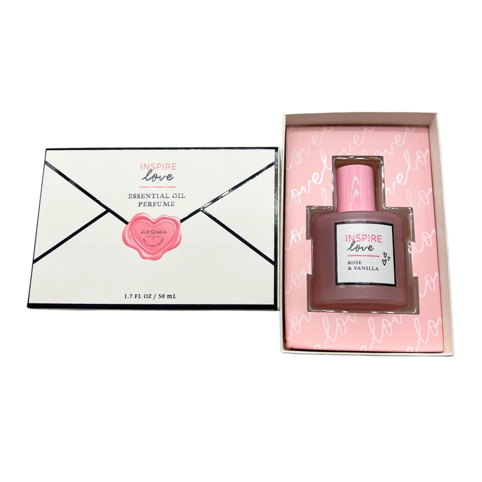 Spray perfume aceite esencial de rosa y vainilla Bath & Body Works Inspire Love 1,7 oz Foto 3 de 4